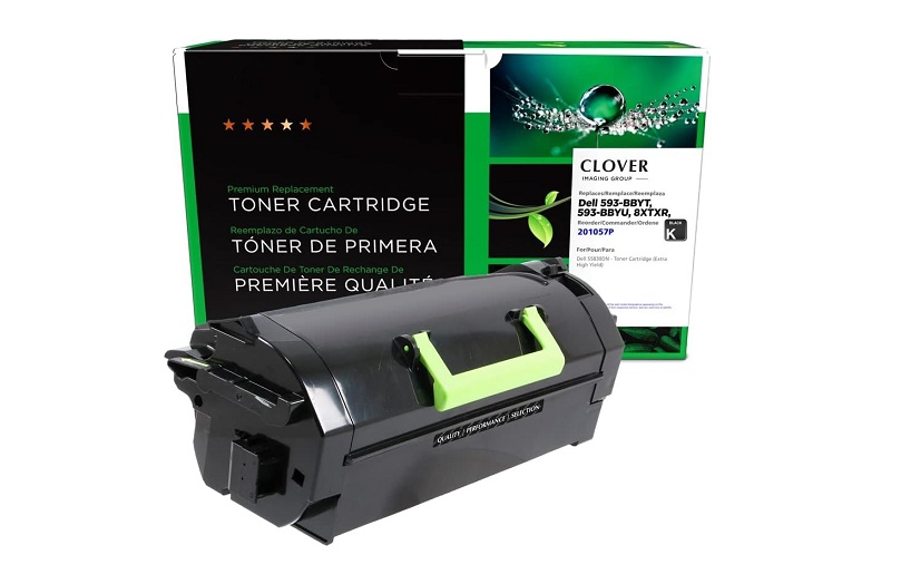 Clover Toner Cartridge Replacement For Dell S5830 Black 201057P