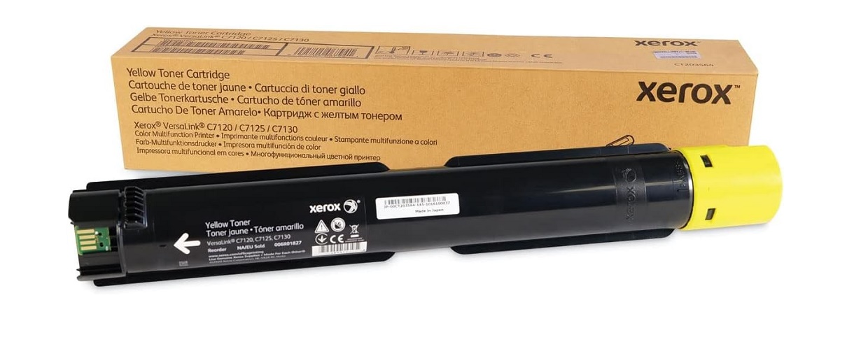 Xerox C7120 C7125 C7130 High Capacity Yellow Toner Cartridge 006R01827