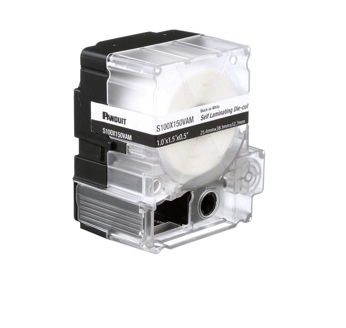 Panduit Mp Cassette Self-Laminating Label Clear White S100X150VAM