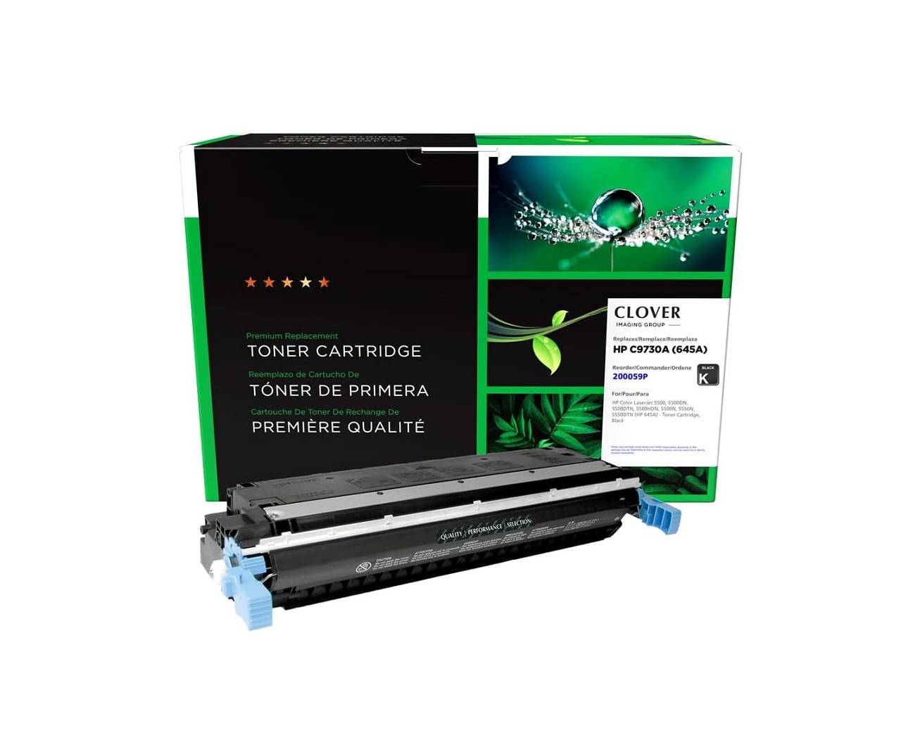 Clover Technologies Black Toner Cartridge For Hp C9733A 645A 200059P