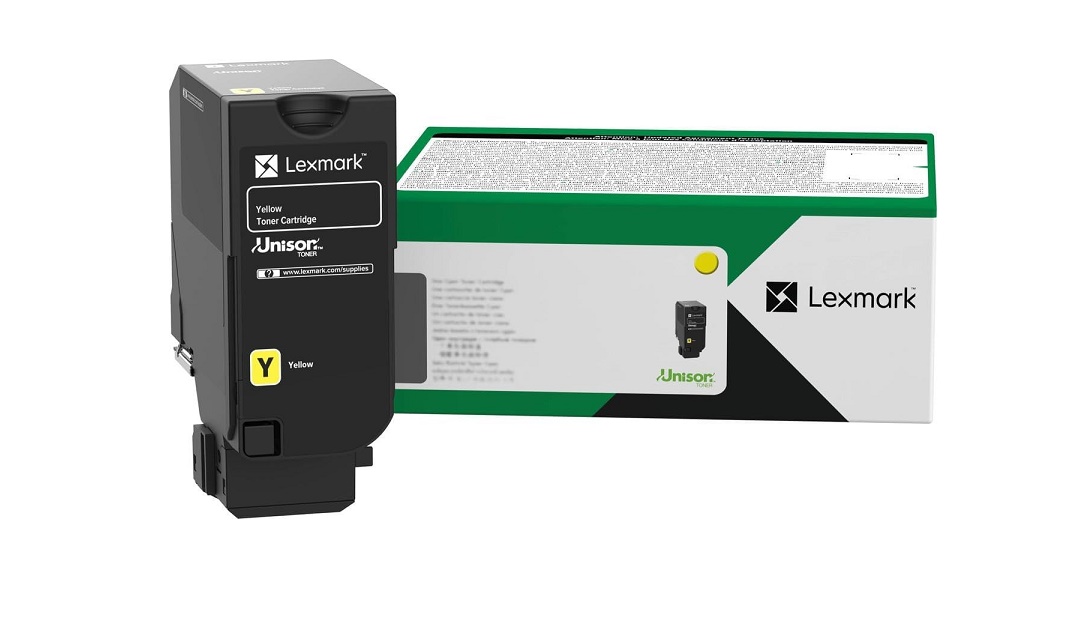 Lexmark CX730 735 Unison Original Laser Toner Cartridge Yellow 71C10Y0