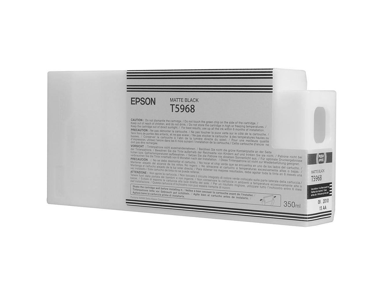 Epson Ultrachrome Hdr Ink Cartridge 350mL Matte Black T596800