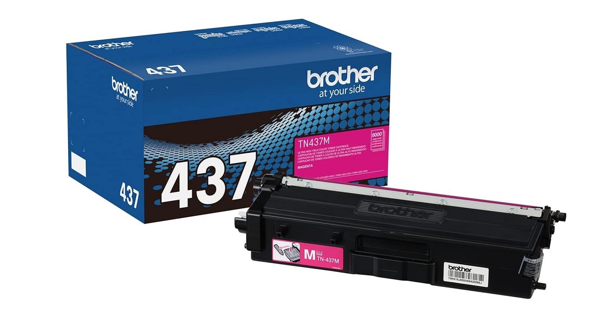 Brother Genuine TN437M Ultra High Yield Magenta Toner Cartridge