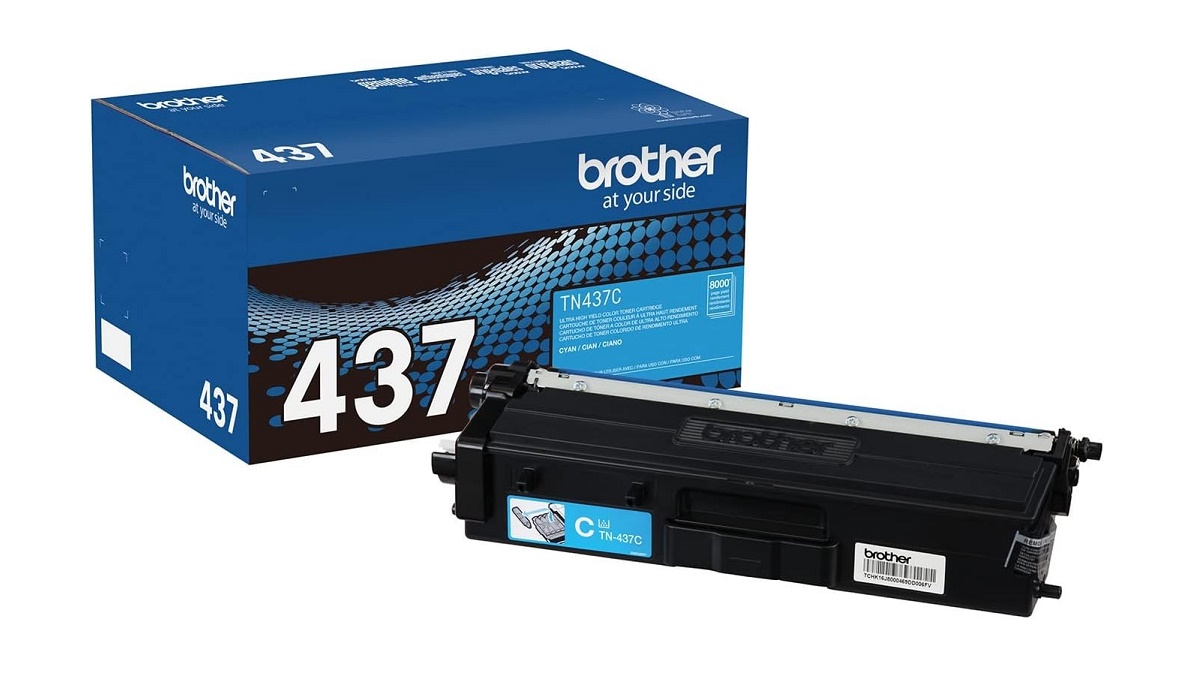 Brother Genuine TN437C Ultra High Yield Cyan Toner Cartridge