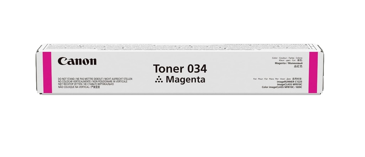 Canon Genuine 034 Standard Yield Toner Cartridge Magenta 9452B001