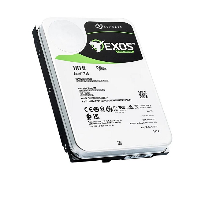 Seagate 16TB Exos X18 7200RPM Sas 12GB/s 3.5 Internal Hard Drive ST16000NM004J