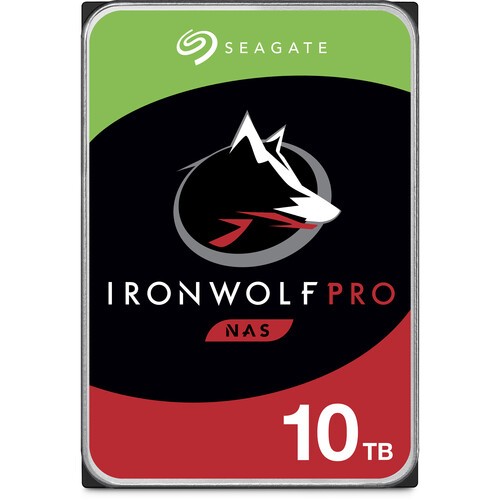 Seagate 10TB Ironwolf Pro 7200RPM Sata Iii 3.5 Internal Nas Hdd ST10000NT001