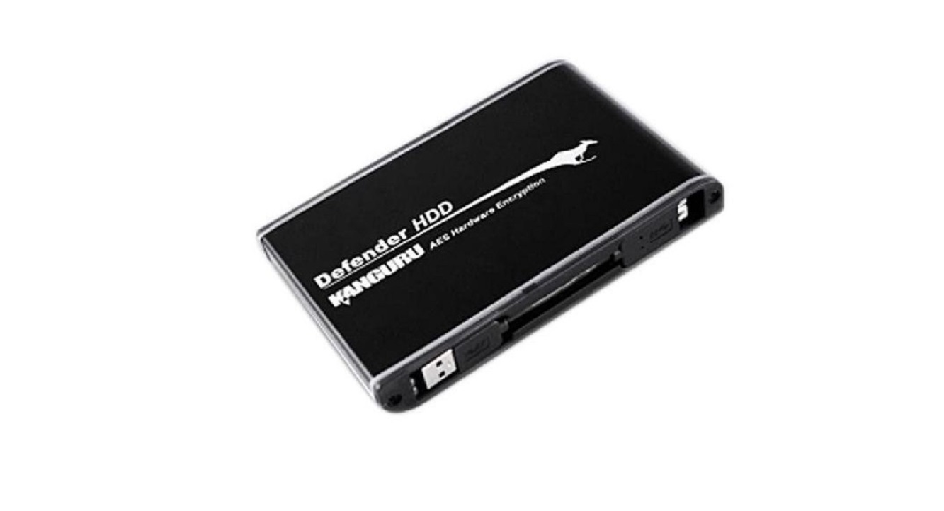 500GB Kanguru Defender USB 3.0 8MB Secure 2.5 External Hard Drive KDH3B-500