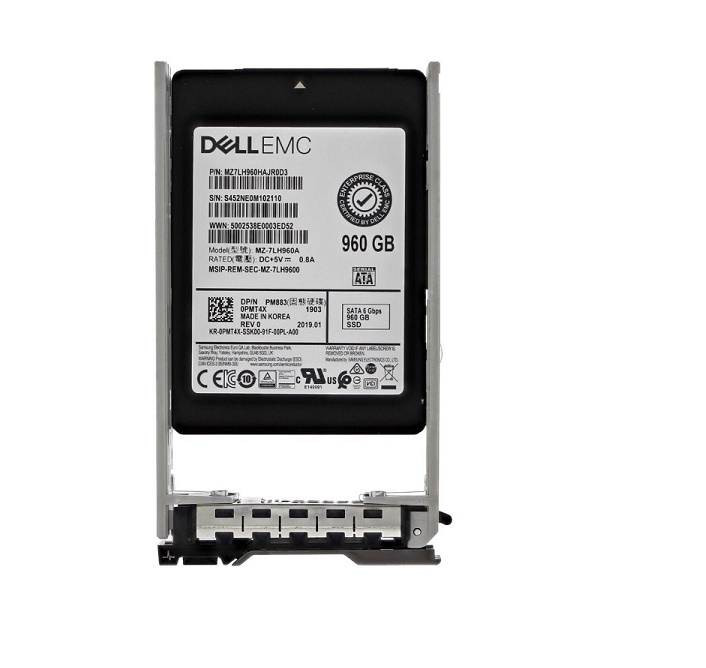Dell 960GB Sata 2.5 Internal Hot Swap Solid State Drive 400-AMHY