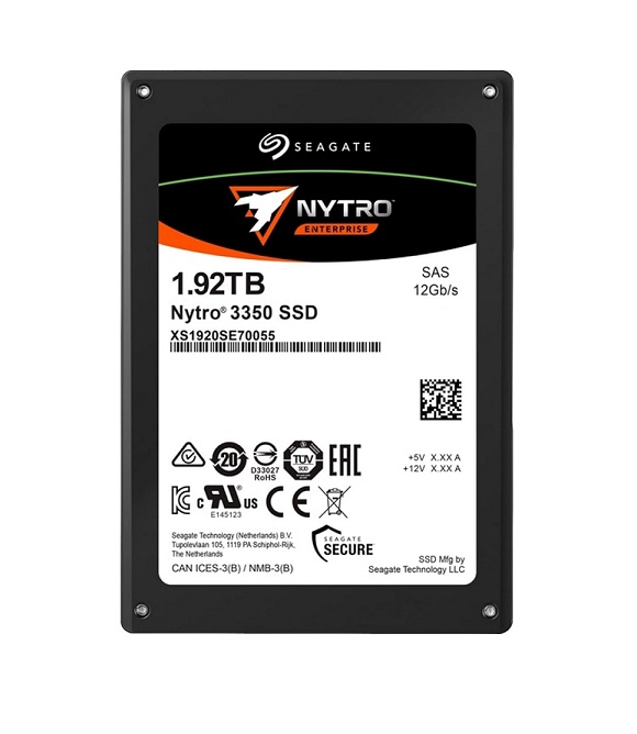 Seagate 1.92TB Nytro 3350 Sas 12GB/s 2.5 Internal Ssd Solid State Drive XS1920SE70055