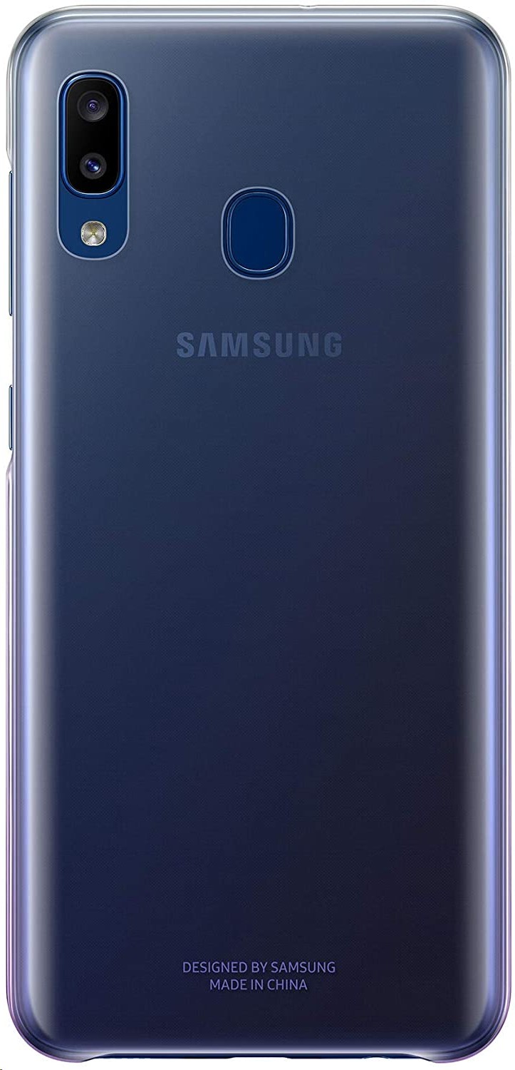 Samsung Gradation Cover Galaxy A20 Violet EF-AA205CVEGCA