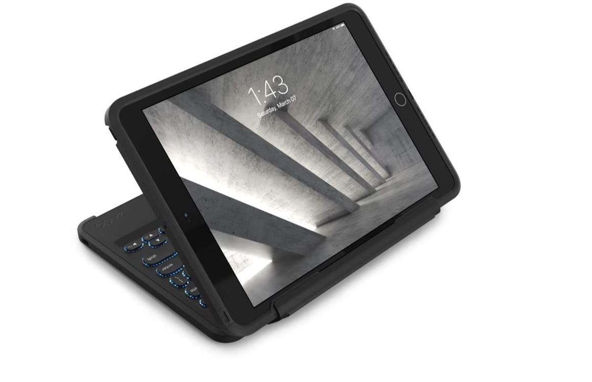 Zagg Rugged Book Case With Keyboard Black For 10.2 Apple Ipad 103104613