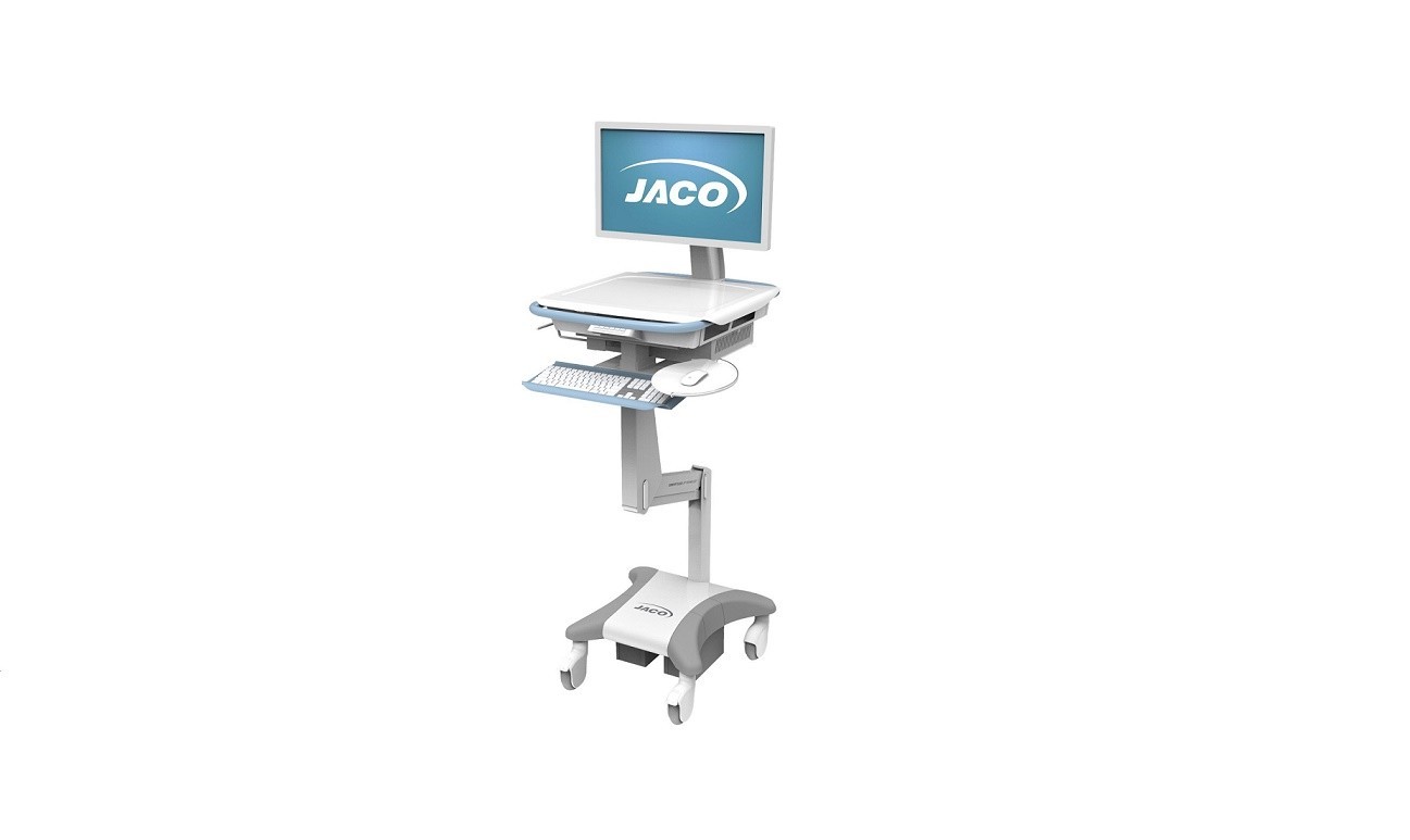 Jaco Smarttouch Analytics Cart For Lcds With Onboard L250 LiFePO4 Power System EVO-20-STA-L250