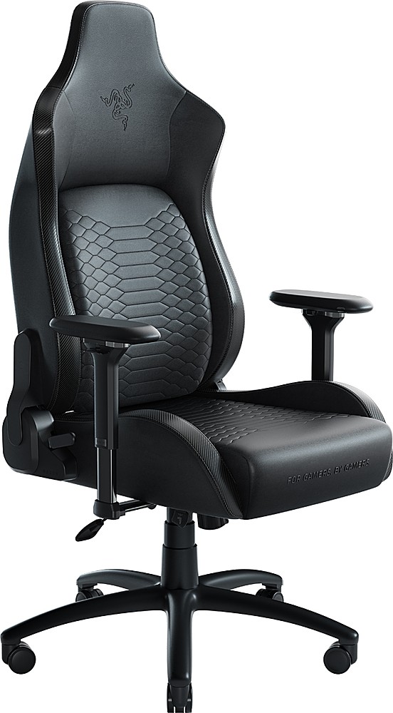 Razer Iskur Gaming Chair W Built-In Lumbar Support Xl Black RZ38-03950200-R3U1