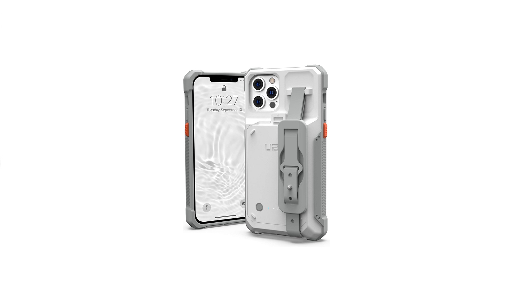 Urban Armor Gear Uag Rugged Workflow Battery Case For Iphone 13/14 White 114020BW4130