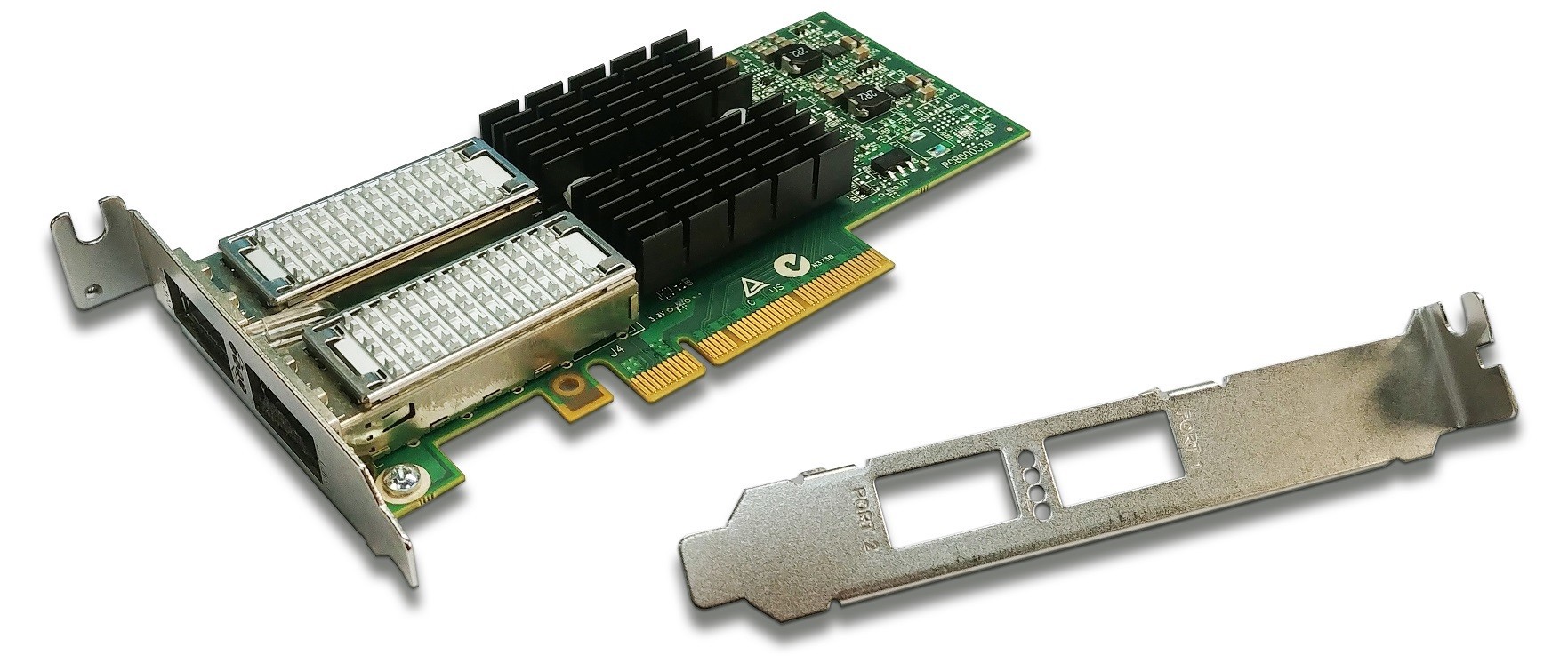 Mellanox ConnectX-3 Vpi 10Gigabit 2-Ports Ethernet Card PCI-E x8 MCX354A-QCBT