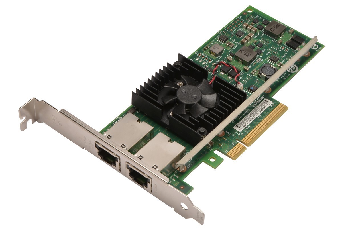 Dell Intel X540-T2 Dual Port RJ45 10GBIT PCI Express x8 Network Adapter 540-BBDT