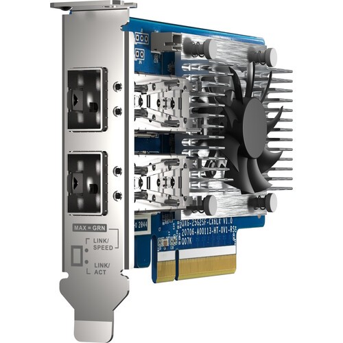 Qnap Dual-Port 25GbE PCI-E 4.0 x8 Network Expansion Card QXG-25G2SF-CX6