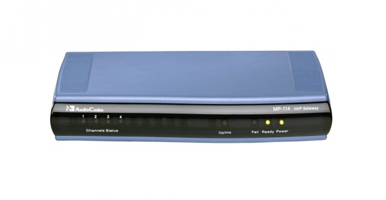 Audiocodes Mediapack Series MP-114 4-Ports VoIP Gateway MP114/4O/SIP
