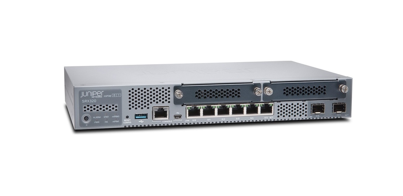 Juniper 8-Ports PoE+ Security Services Gateway Appliance SRX320