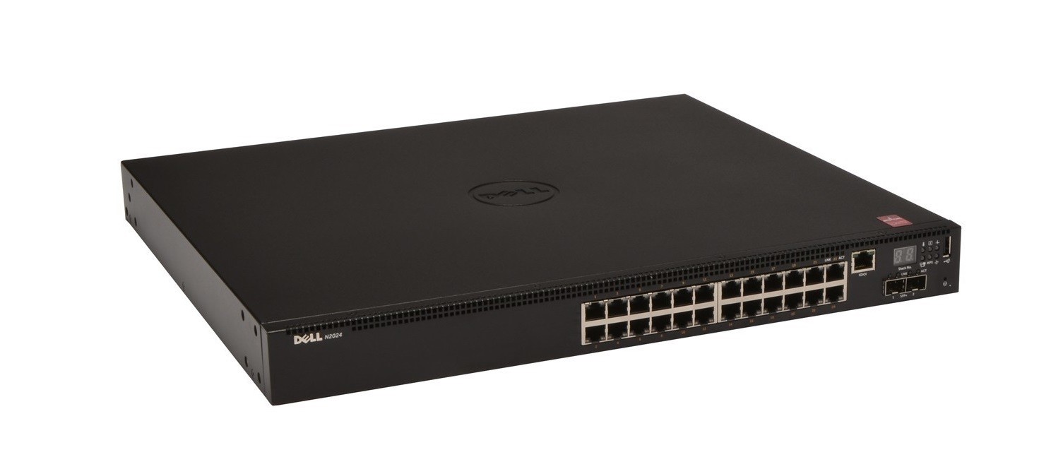 Dell Networking N2024 24-Ports Managed Rack-mountable Switch 463-7702