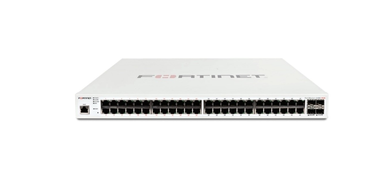 Fortinet Fortigate 48-Ports RJ45 + 4 Sfp Ports Layer 2/3 Managed Switch FS-248E-POE