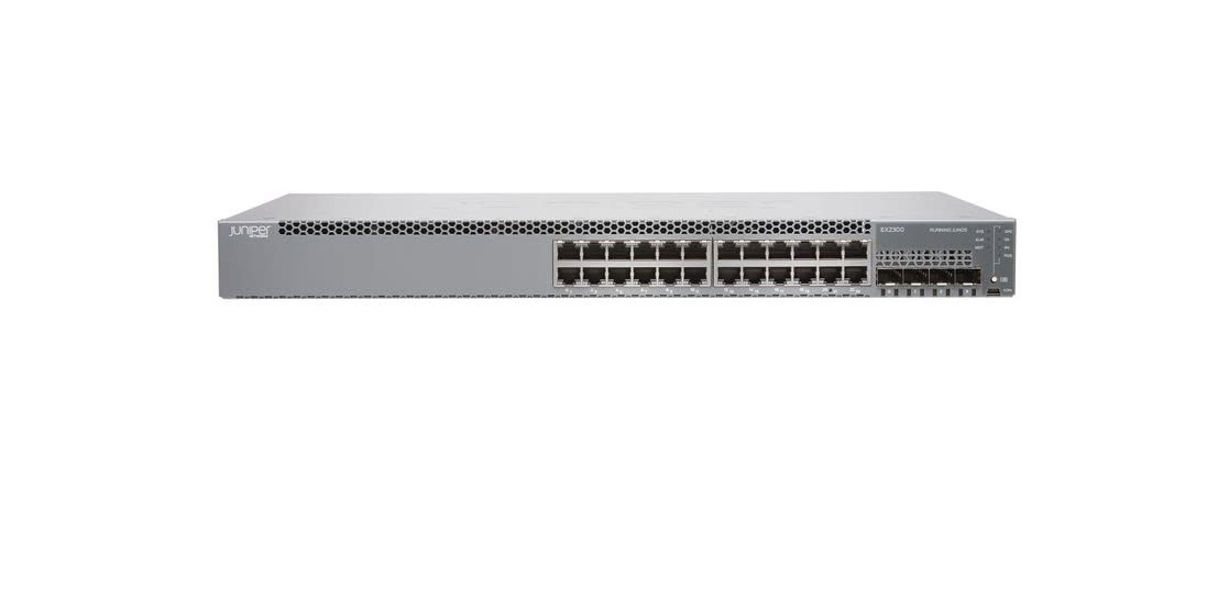 Juniper Networks 24-Ports Ethernet (SFP Free) PoE 1U Rack-mountable Switch EX4300-24T