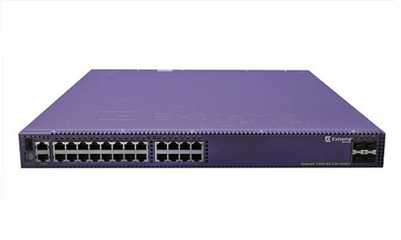 Extreme Networks 16177 Summit 24-Ports Managed Switch X450-G2-24p-10GE4