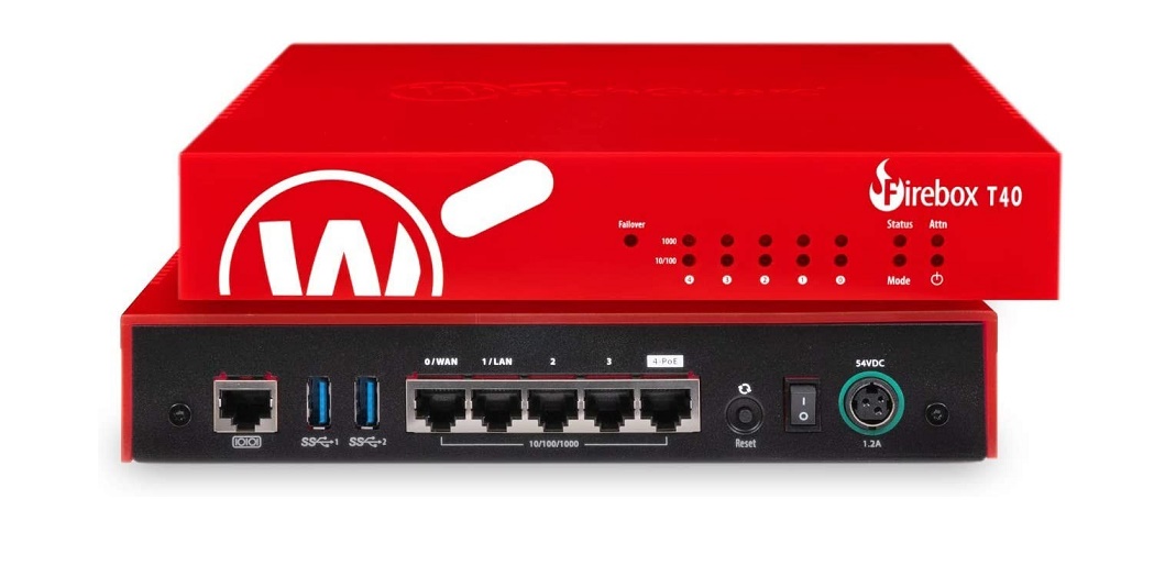 Watchguard Firebox T40 Security Appliance WGT40031-US