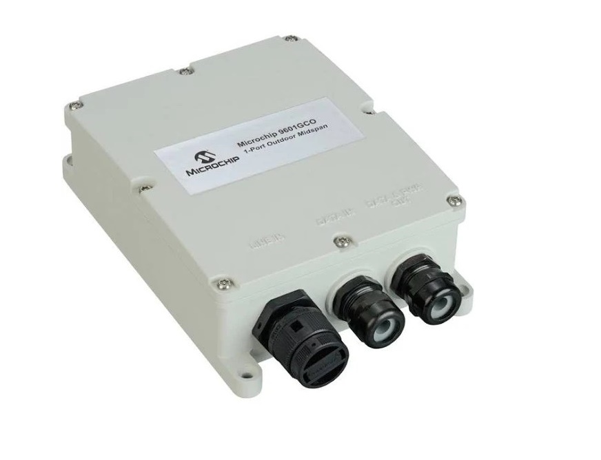 Microsemi 9601GCO 1-Port Gigabit Ethernet Outdoor Midspan 90W Poe Adapter PD-9601GCO