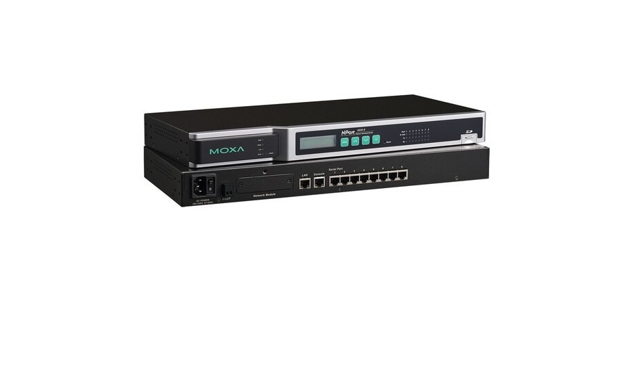 Moxa 8-Ports RS-232 Secure Device Server NPORT-6610-8