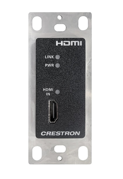 Crestron 4K60 4:4:4 Transmitter For Hdmi Signal Extension Wall Plate HD-TX-4KZ-101-1G-B