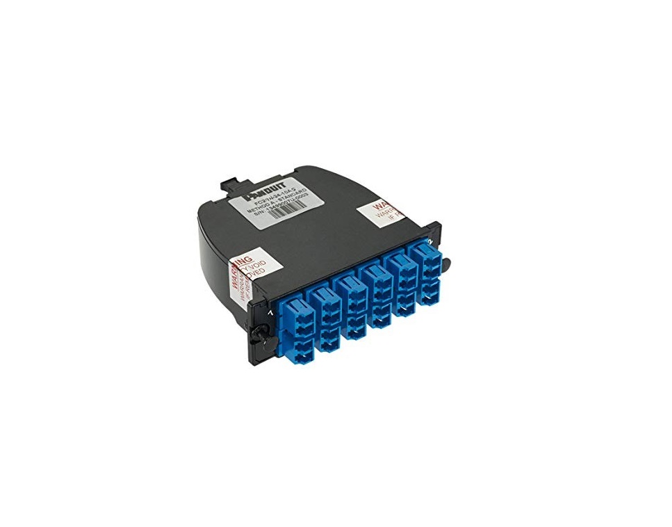 Panduit Opticom MPO-LC Fiber Cassette OS2 24 Fiber Method A FC29N-24-10AS