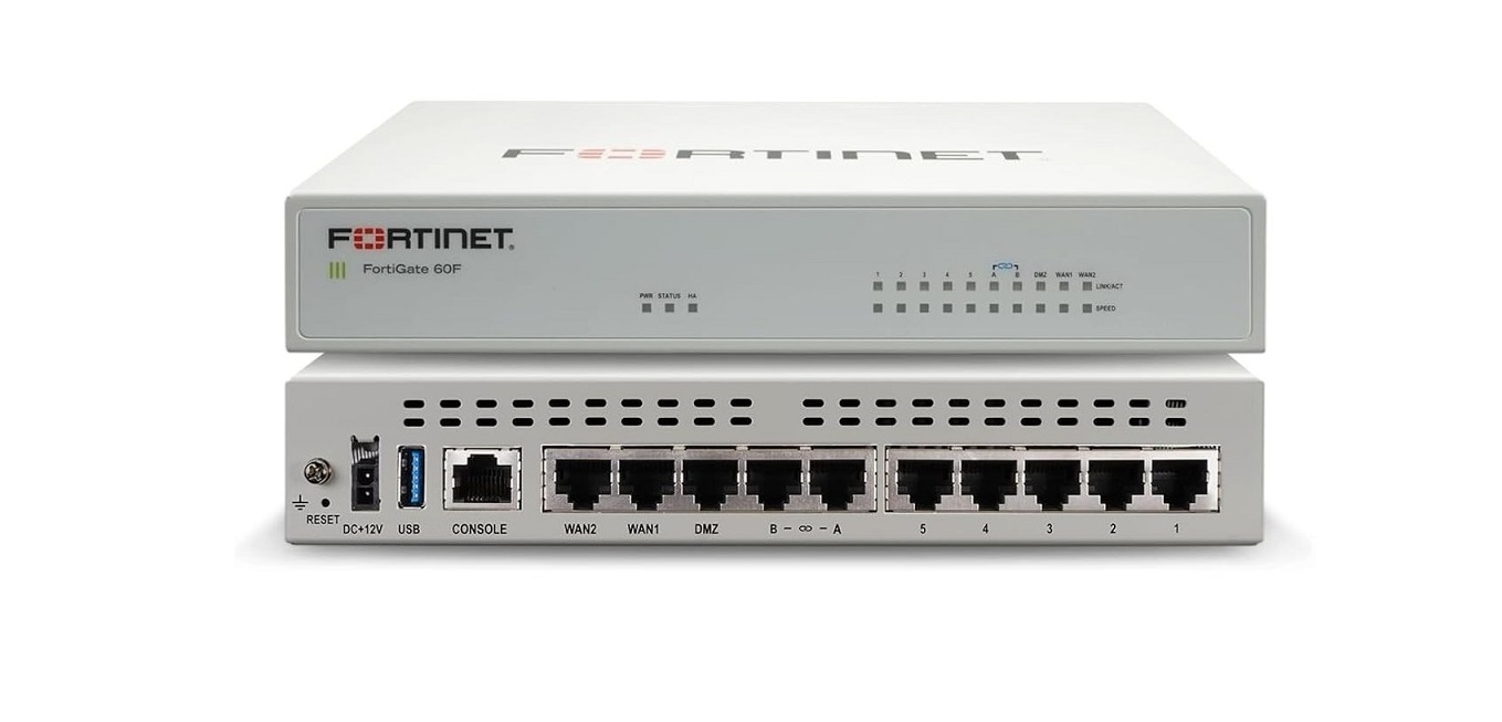 Fortinet FortiGate FG-60F 10-Ports Network Security Firewall Appliance FG-60F-BDL-950-36