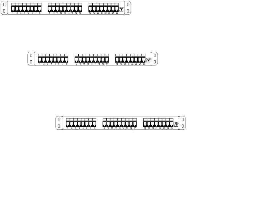 Audiocodes Mediapack 1288 Patch Panel Units 3-Pack MP1288-PATCH-PNL-KIT