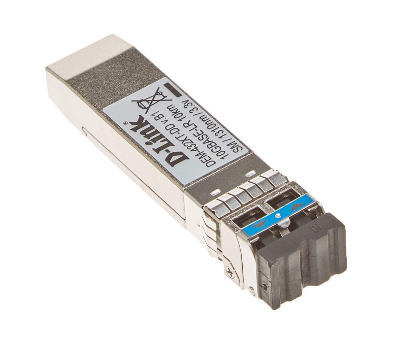 D-Link Fiber 10GBASE-LR SFP+ 1310nm Transceiver DEM-432XT-DD