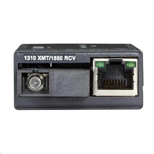 Black Box Blackbox Multipower Ethernet Single Port Fiber Media Converter LHC042A-R3