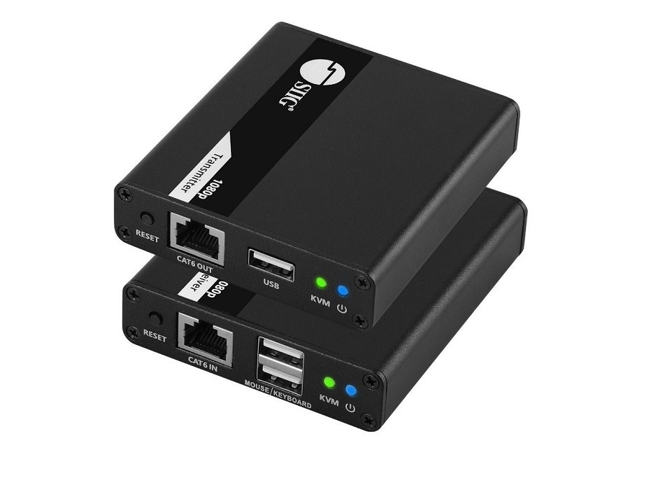 Siig Hdmi Usb Kvm Over Cat6 Extender CE-H27411-S1