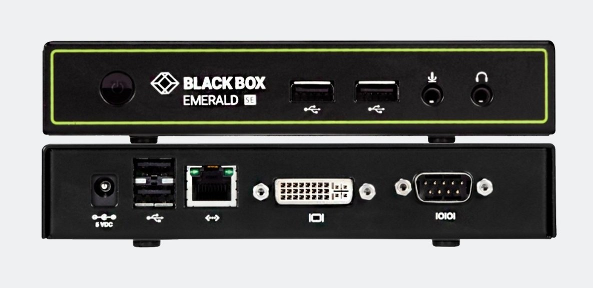 Black Box SE KVM-over-IP DVI-D Usb 2.0 Serial Audio RJ45 Receiver EMD2000SE-R