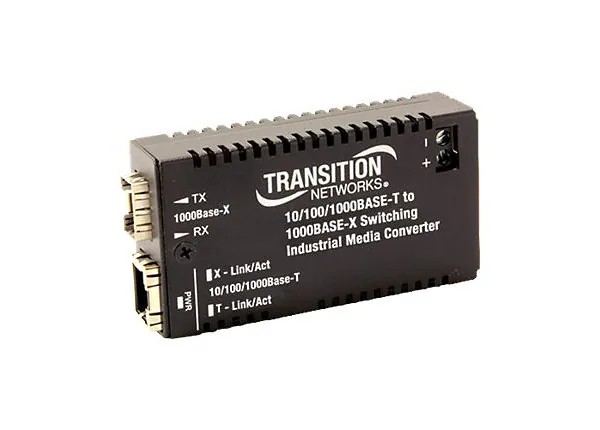 Transition Networks Mini GigaBit Ethernet Media Converter M/GE-T-SFP-01-NA