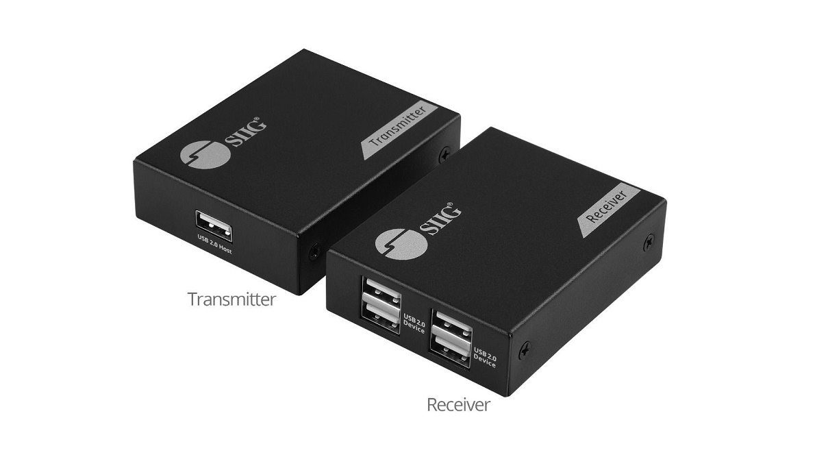 SIIG 4-Ports USB 2.0 Extender JU-EX0411-S1