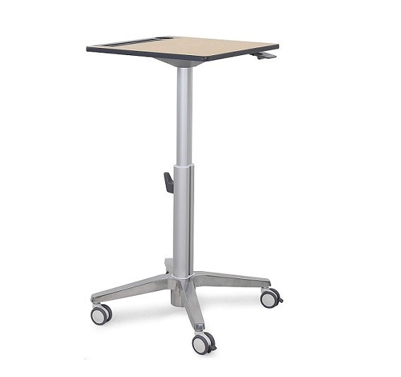 Ergotron Sit-Stand Mobile Desk Maple Fusion 24-811-F13