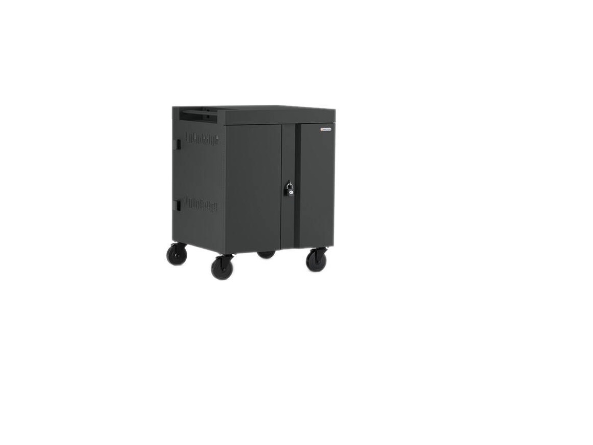 Bretford 16x Cube Cart Pre-Wired Usb-C Charcoal TVC16USBC-CK