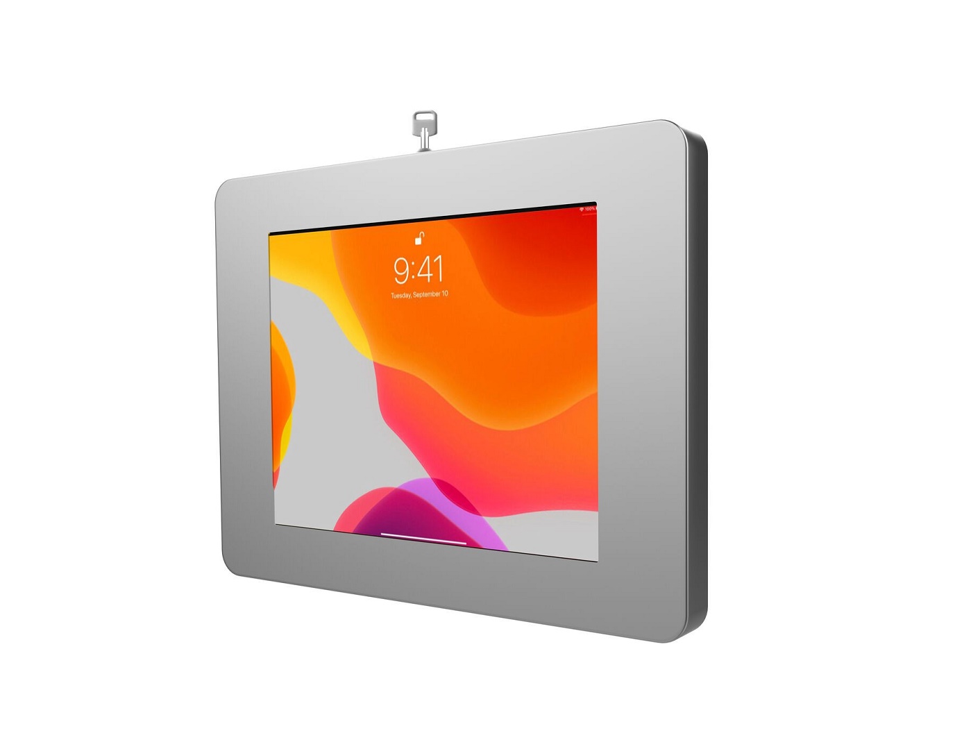 Cta Digital Locking Tablet Wall Mount Silver For 9.7 To 10.5 Ipad And Galaxy PAD-PARAWS