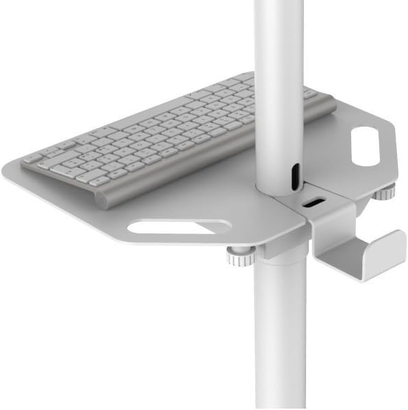 Maclocks Rise Freedom Shelf For Use With Rolling Kiosk White MCSF01W