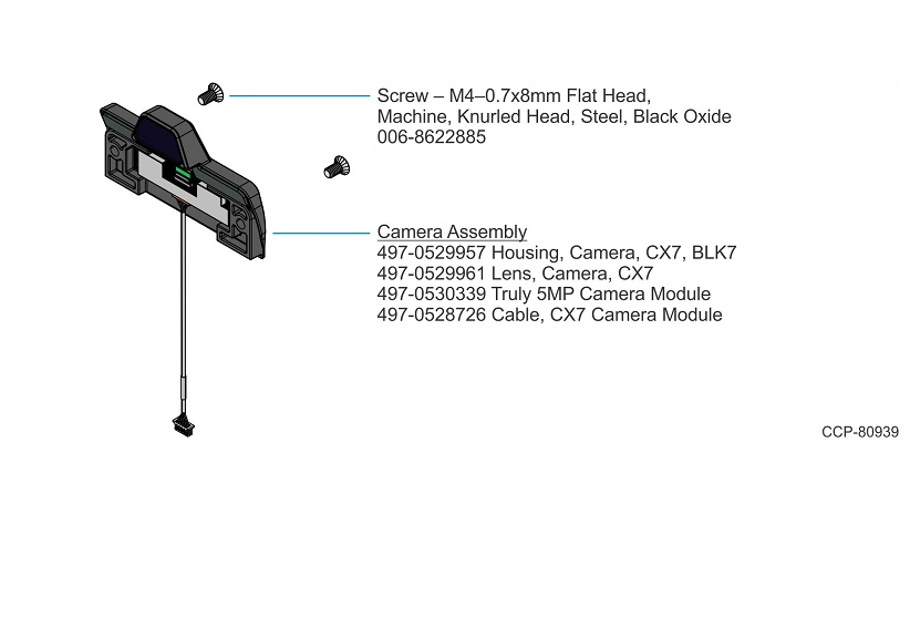 Ncr 5MP Camera Cx For CX7 All-in-One 9700-0088-7772