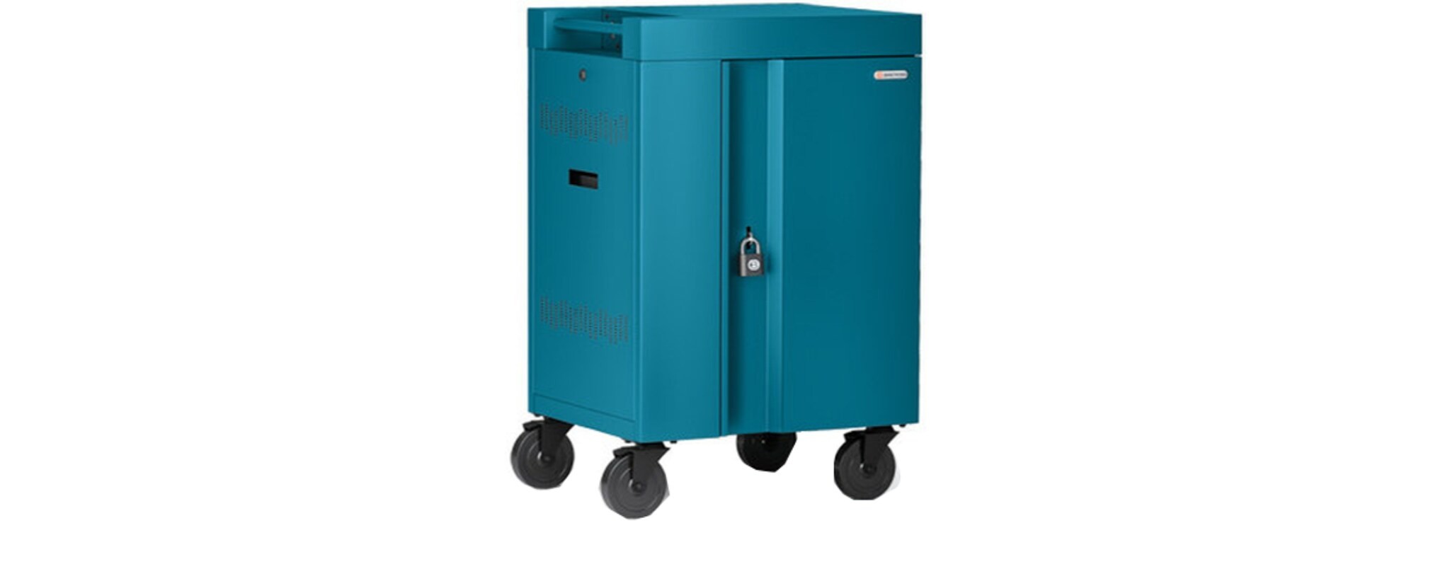 Bretford 24 Unit Cube Cart Mini Charging Pacific Blue TVCM24PAC-PA