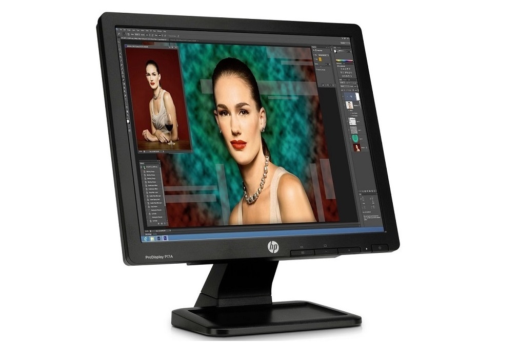 17 HP Prodisplay P17A 1280x1024 VGA Square LED Monitor F4M97A8#ABA