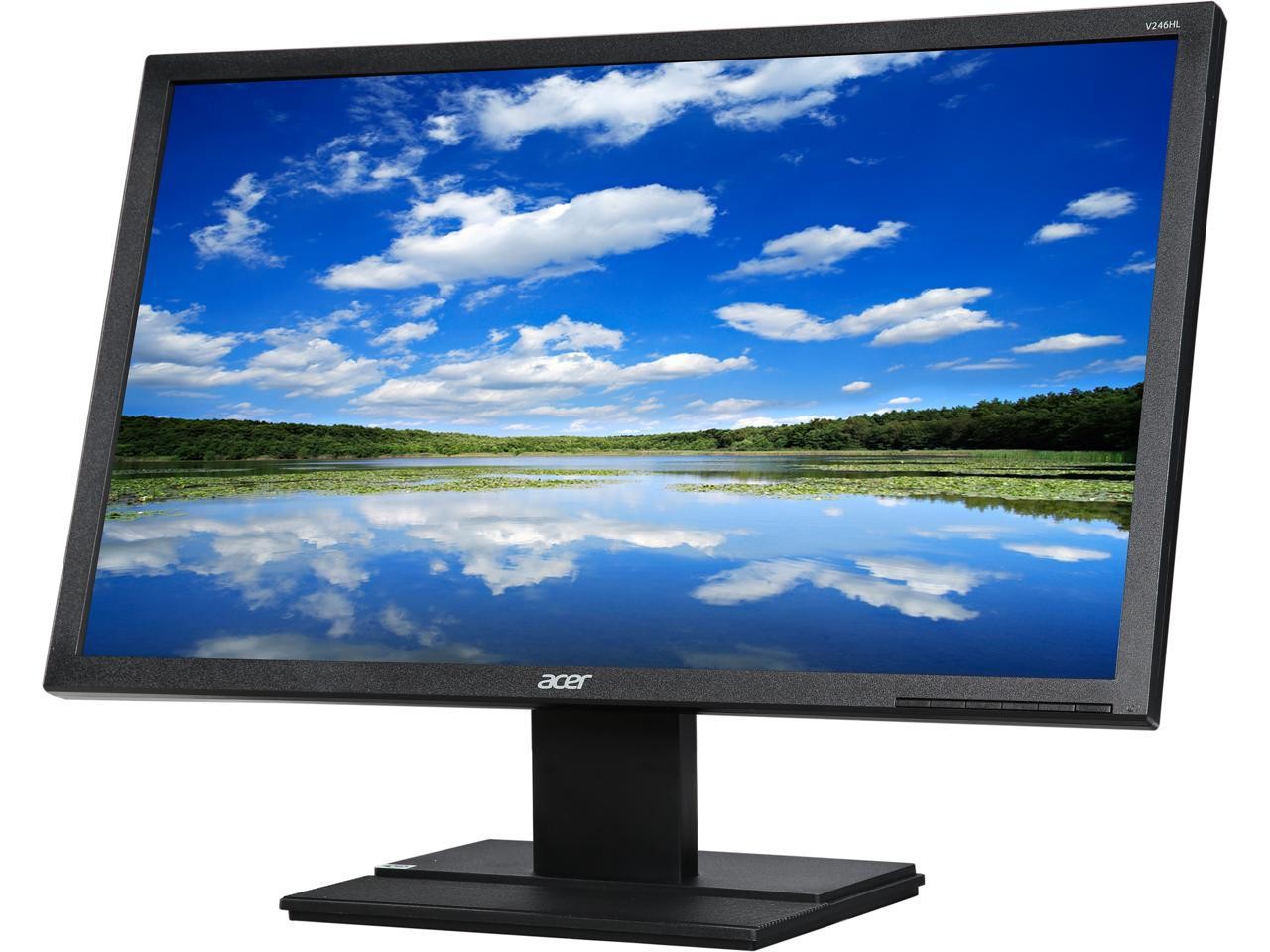 24 Acer V246HL FullHD 1080p DVI HDMI VGA LED Monitor UM.FV6AA.005