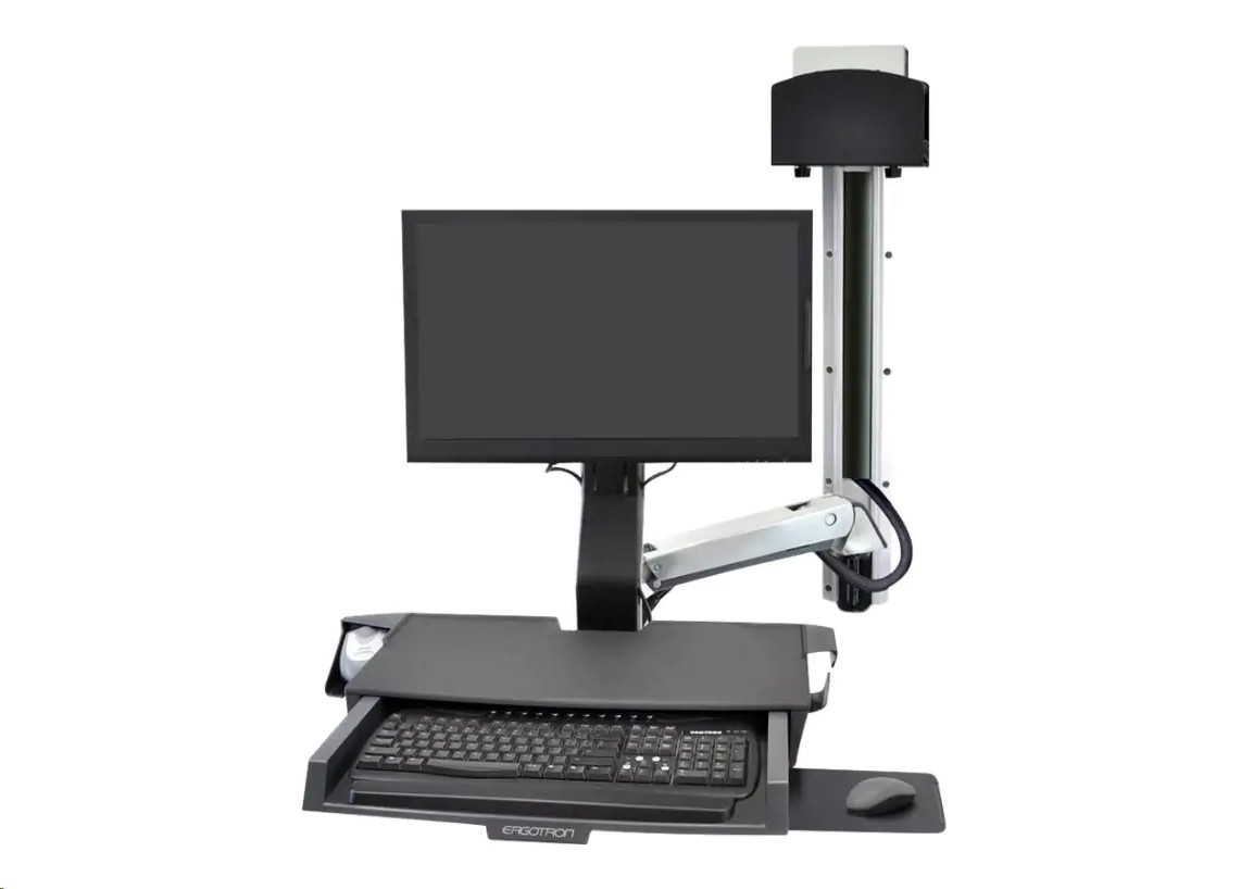Ergotron SV Combo System With Worksurface Pan 45-594-026